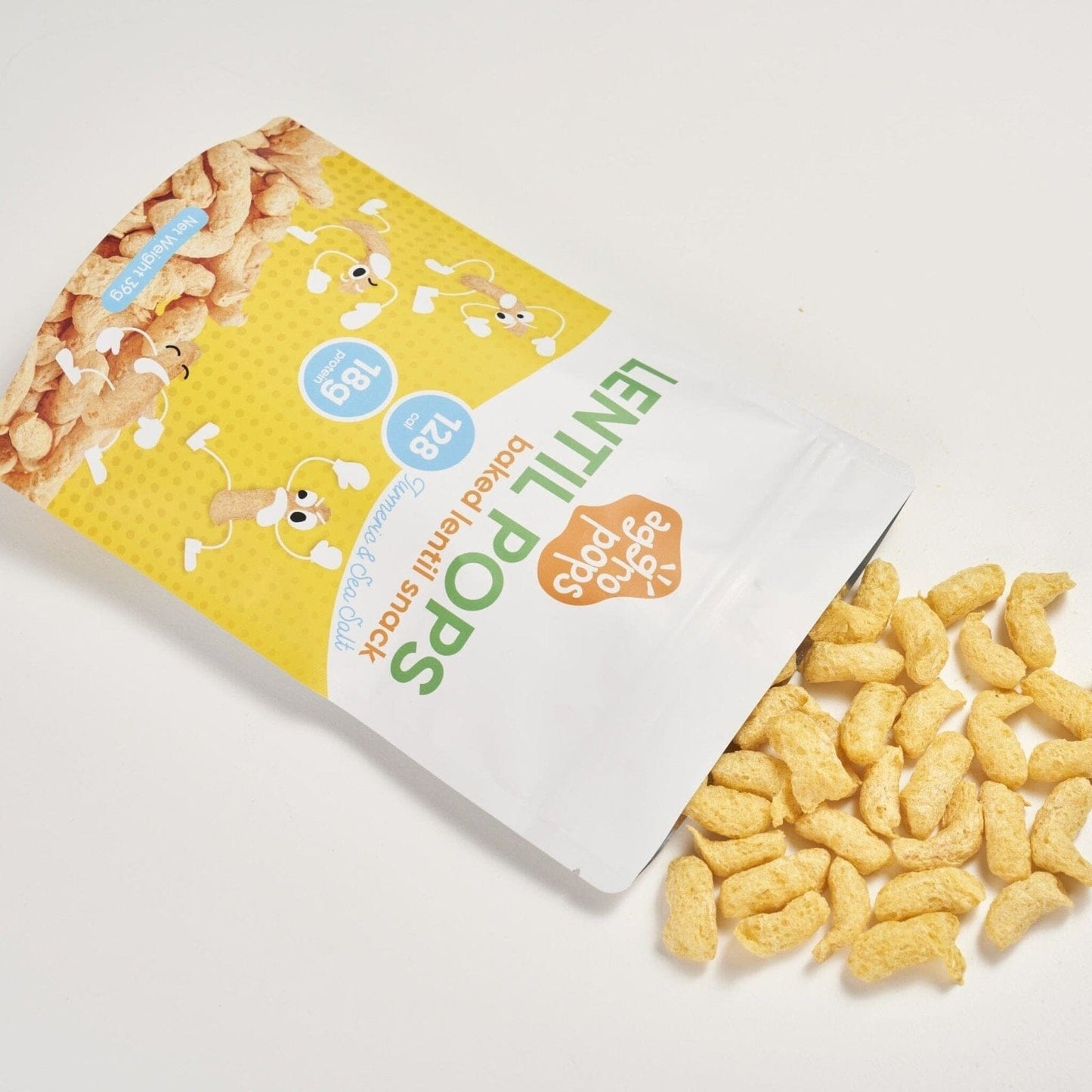 Lentil Pops | 39g | Aggropops - Sustyfoods Singapore meal replacements